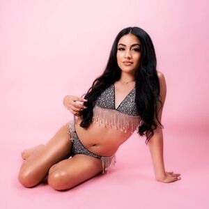 Fashion nova diamond bathing suit 2 piece set